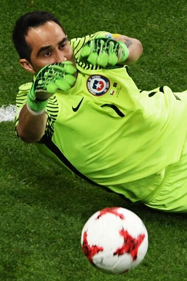 Football. 2017 FIFA Confederations Cup. Portugal vs. Chile