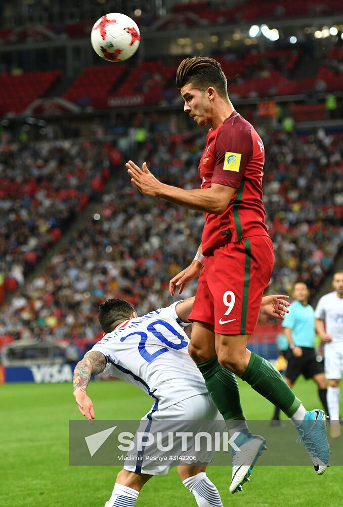 Football. 2017 FIFA Confederations Cup. Portugal vs. Chile