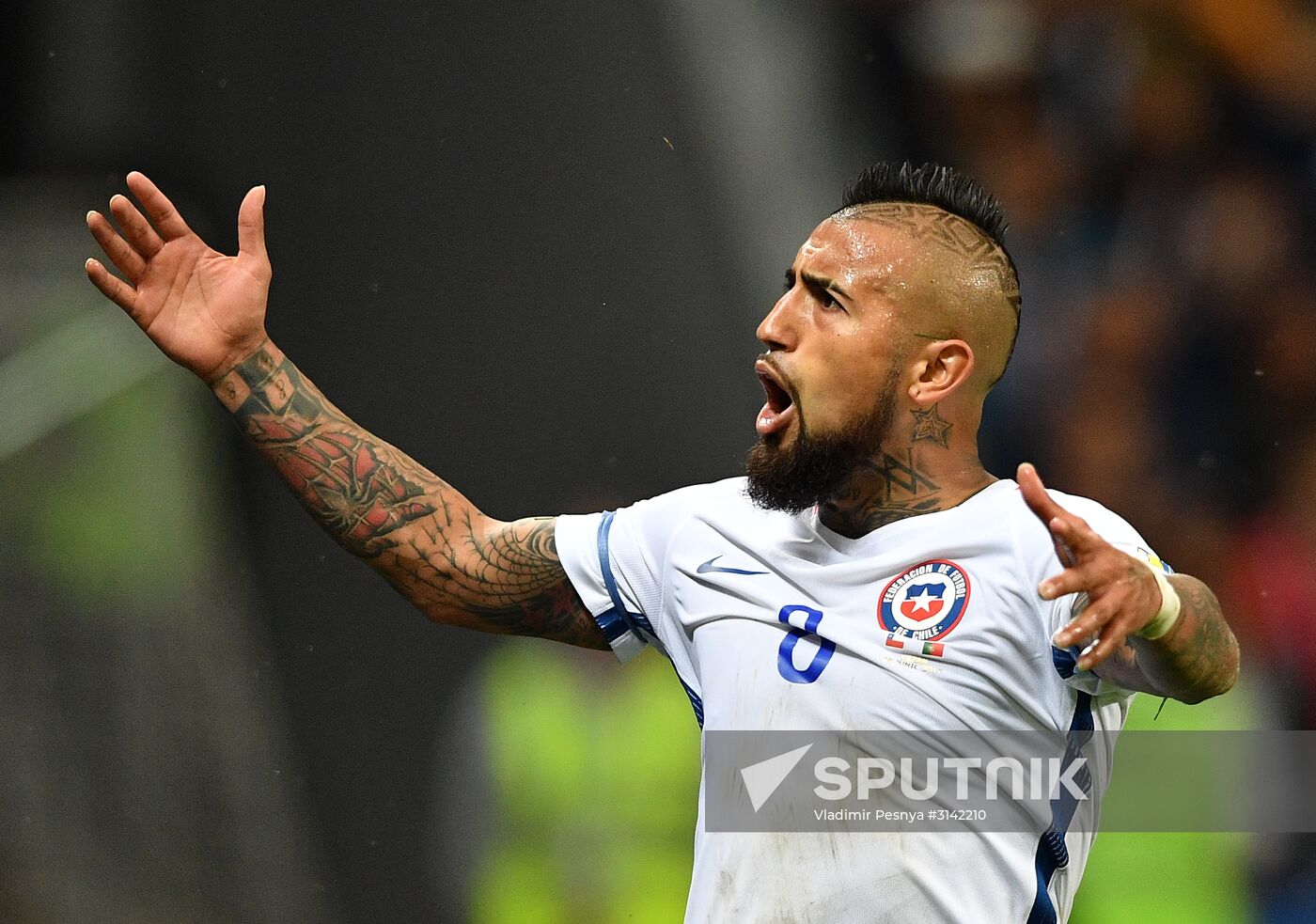 Football. 2017 FIFA Confederations Cup. Portugal vs. Chile