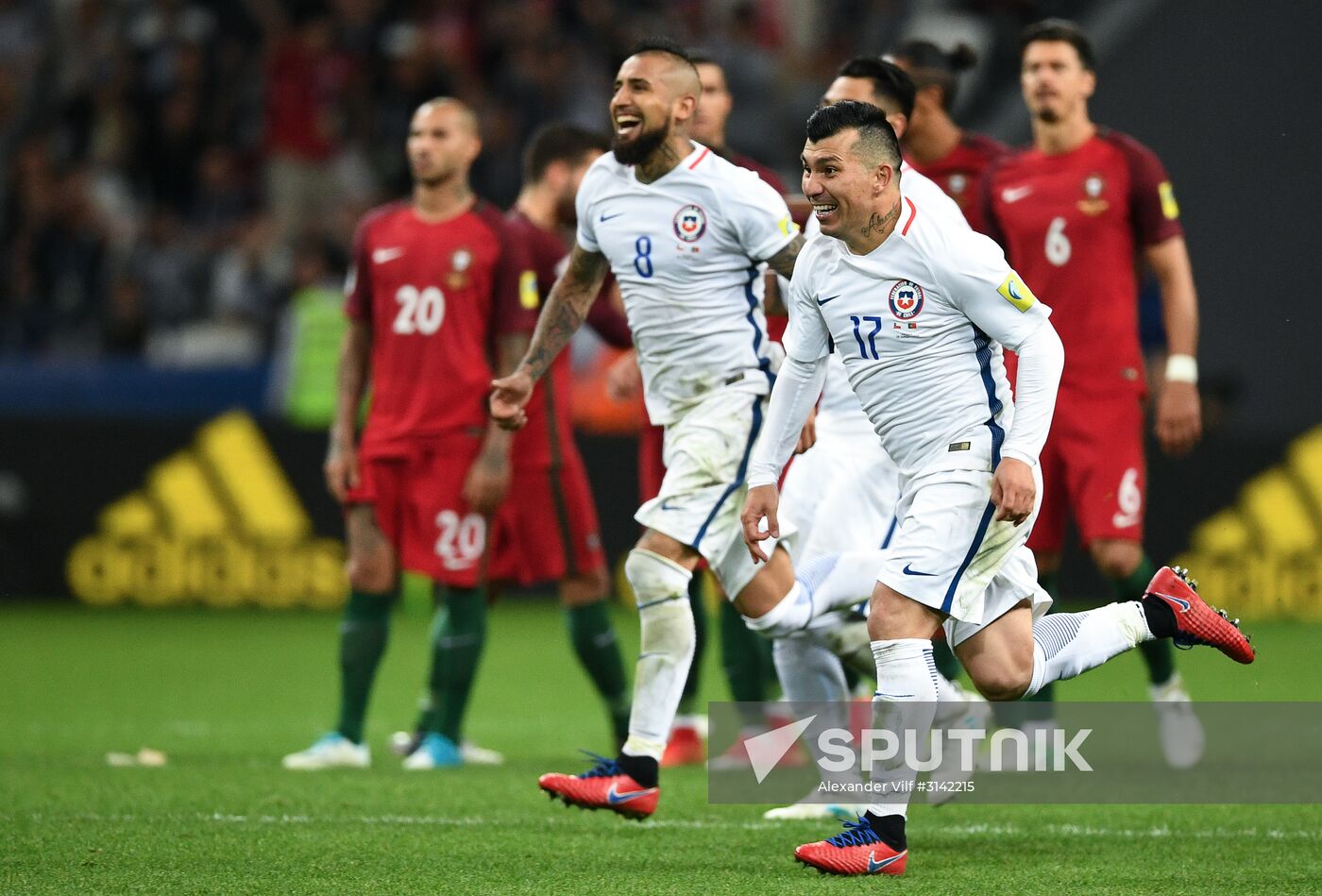 Football. 2017 FIFA Confederations Cup. Portugal vs. Chile