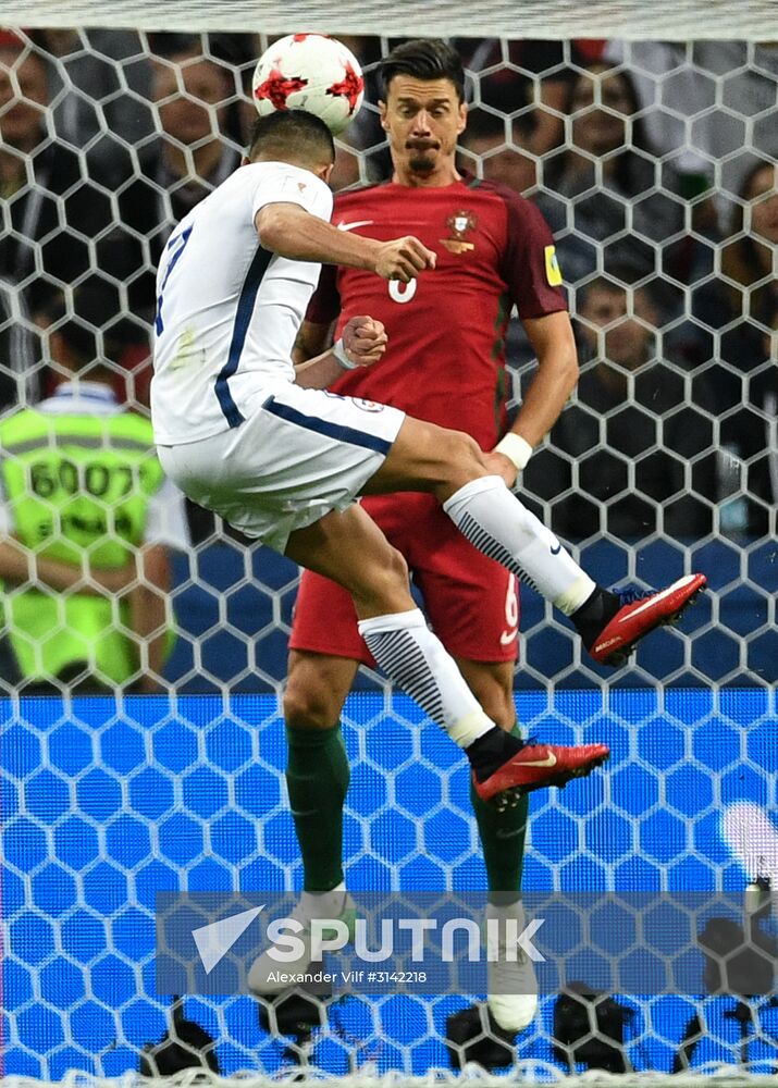Football. 2017 FIFA Confederations Cup. Portugal vs. Chile