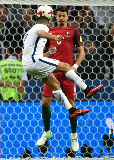 Football. 2017 FIFA Confederations Cup. Portugal vs. Chile