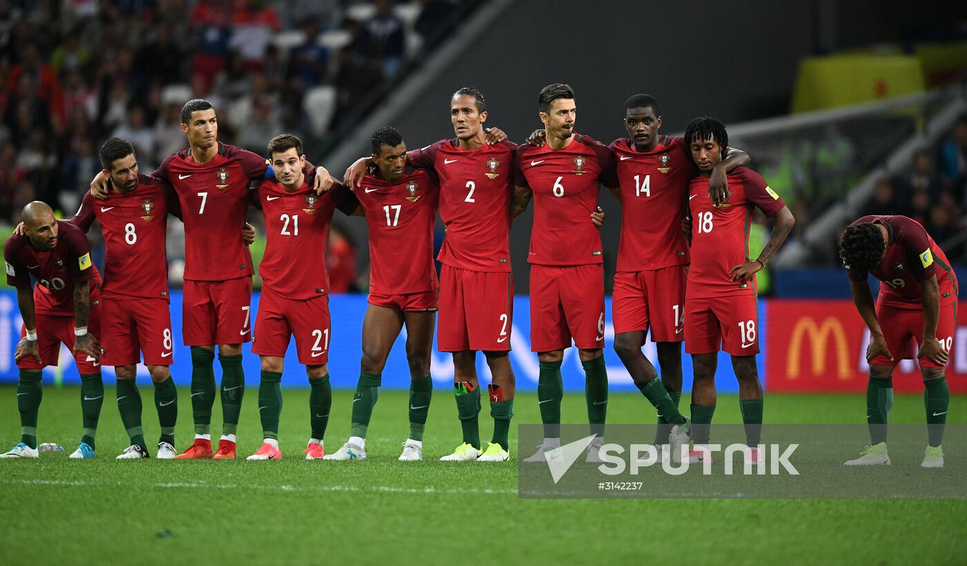 Football. 2017 FIFA Confederations Cup. Portugal vs. Chile