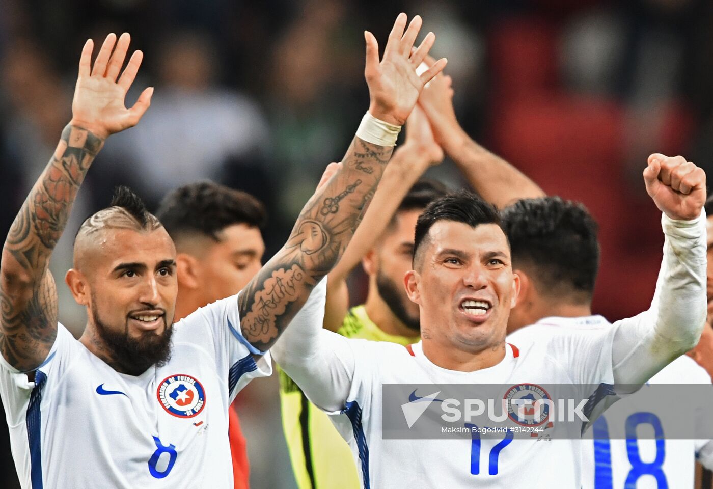 Football. 2017 FIFA Confederations Cup. Portugal vs. Chile