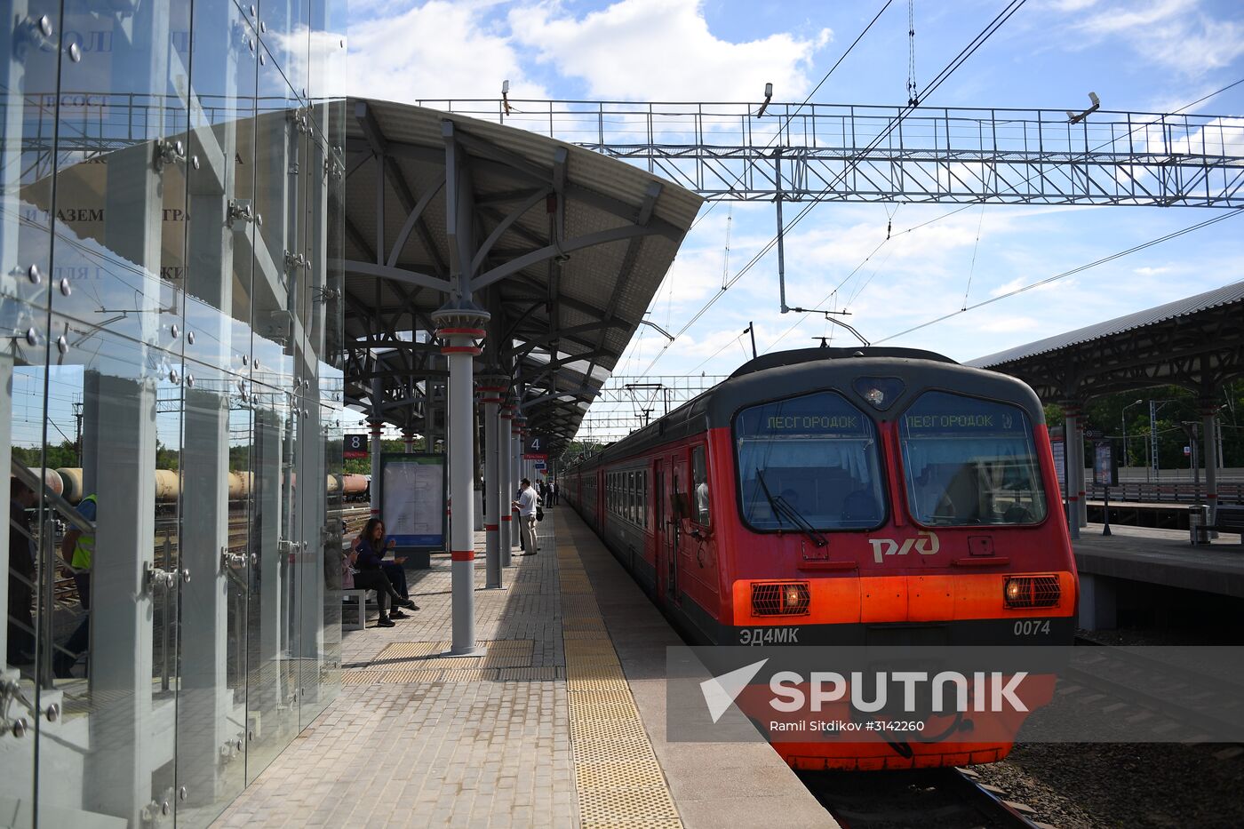 Opening of Solnechnaya transit hub and presentation of Ivolga train