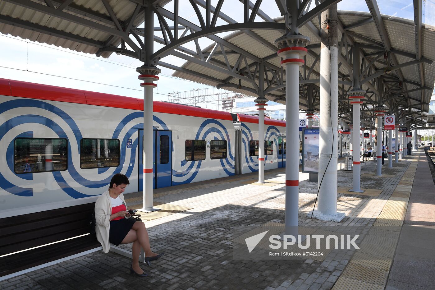 Opening of Solnechnaya transit hub and presentation of Ivolga train
