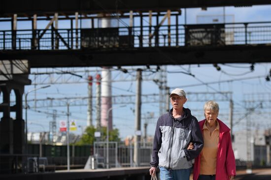 Opening of Solnechnaya transit hub and presentation of Ivolga train