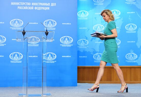 Briefing by Russian Foreign Ministry Spokesperson Maria Zakharova