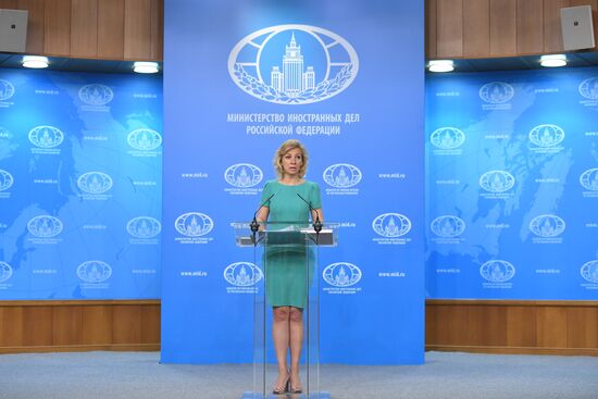 Briefing by Russian Foreign Ministry Spokesperson Maria Zakharova