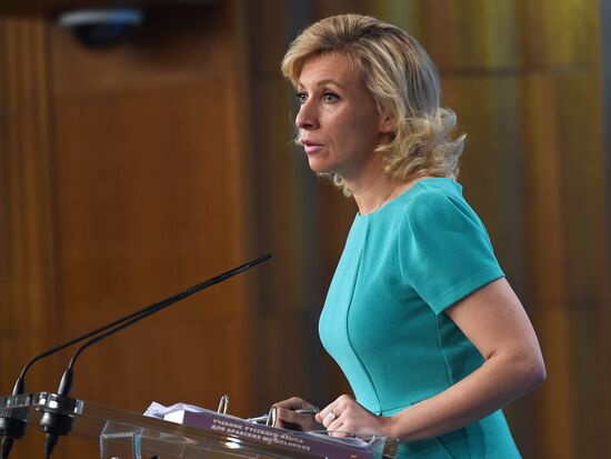 Briefing by Russian Foreign Ministry Spokesperson Maria Zakharova
