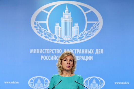 Briefing by Russian Foreign Ministry Spokesperson Maria Zakharova