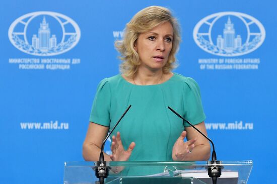 Briefing by Russian Foreign Ministry Spokesperson Maria Zakharova