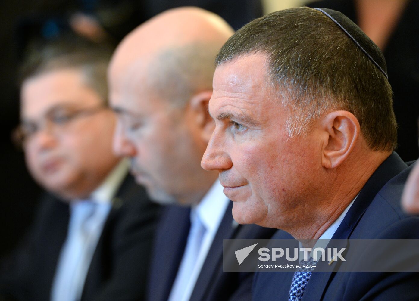 Russian Foreign Minister Sergei Lavrov meets with Knesset Speaker Yuli Edelstein