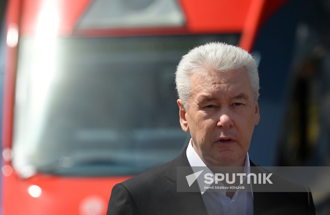 Moscow Mayor Sergei Sobyanin visits renovated Red Hall of Kievsky railway station