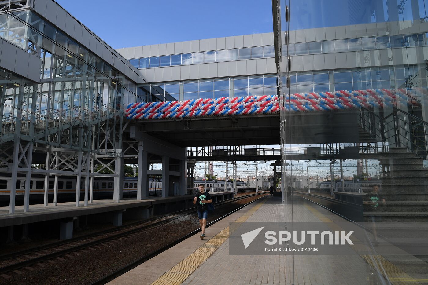 Opening of Solnechnaya transit hub and presentation of Ivolga train