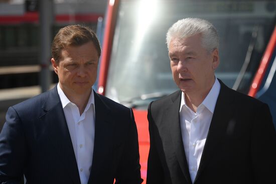 Opening of Solnechnaya transit hub and presentation of Ivolga train