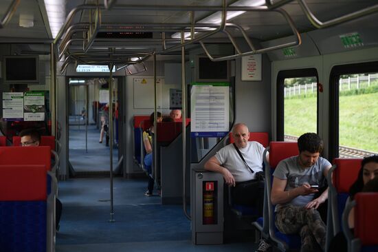 Opening of Solnechnaya transit hub and presentation of Ivolga train