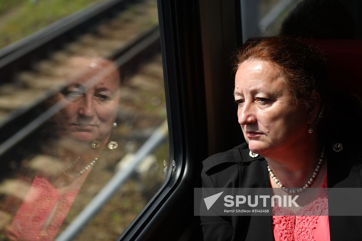 Opening of Solnechnaya transit hub and presentation of Ivolga train