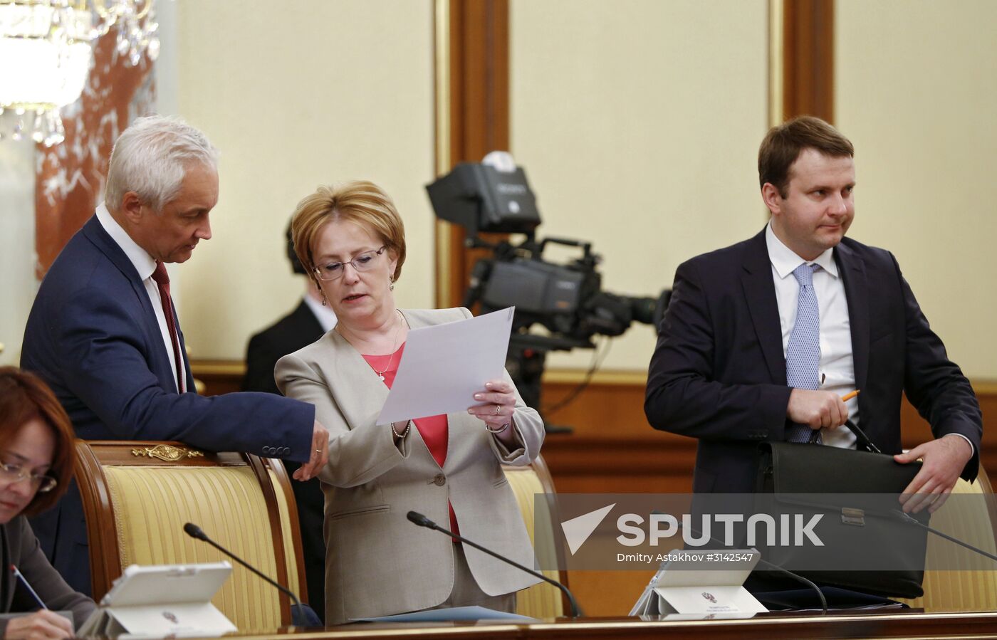 Russian Prime Minister Dmitry Medvedev chairs Government