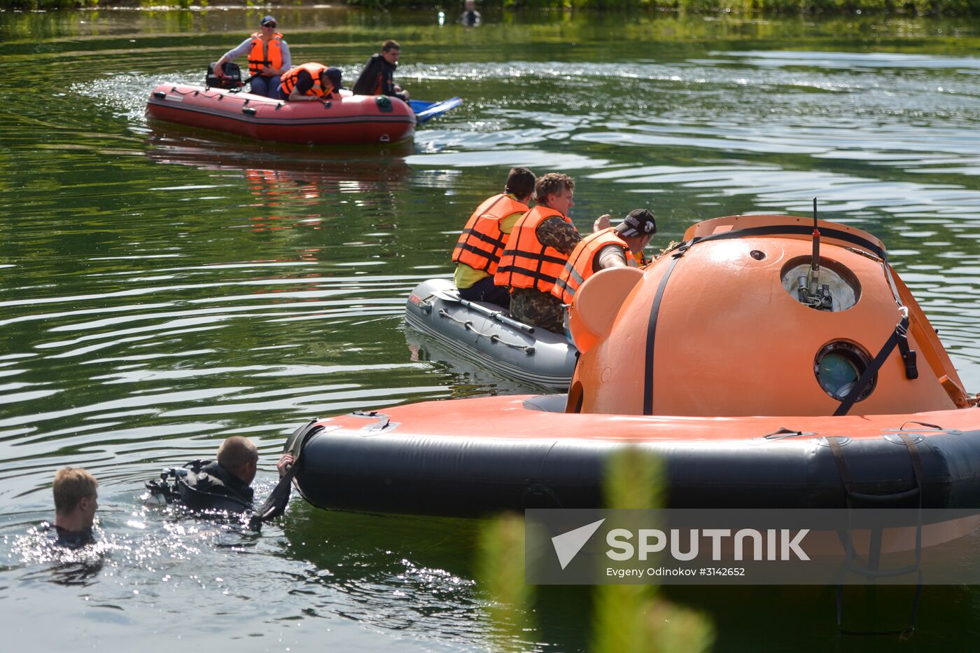 International Space Station crew water survival exercise