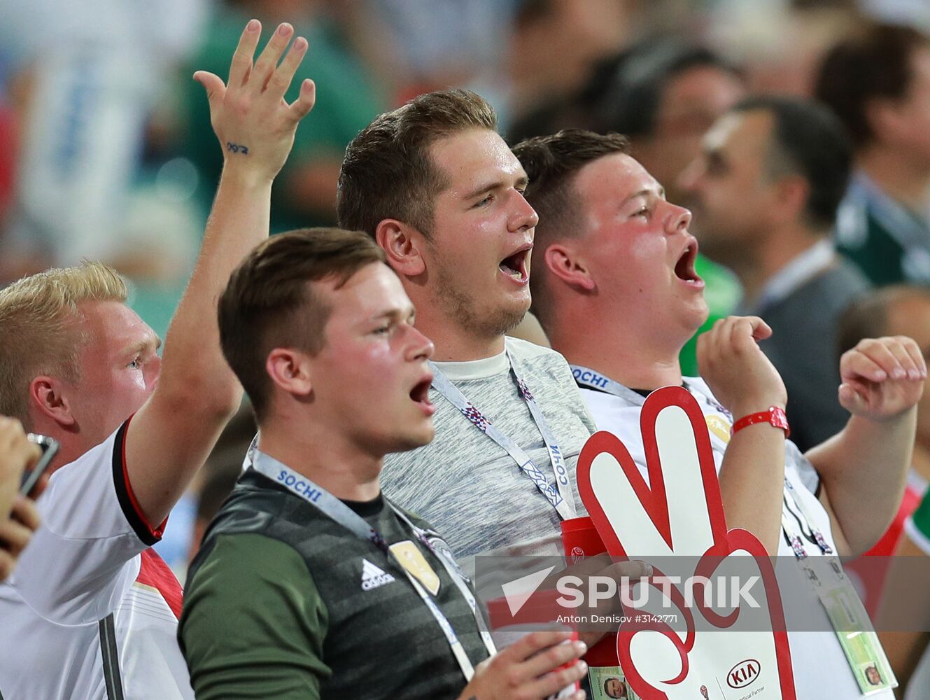 Football. 2017 FIFA Confederations Cup. Germany vs. Mexico