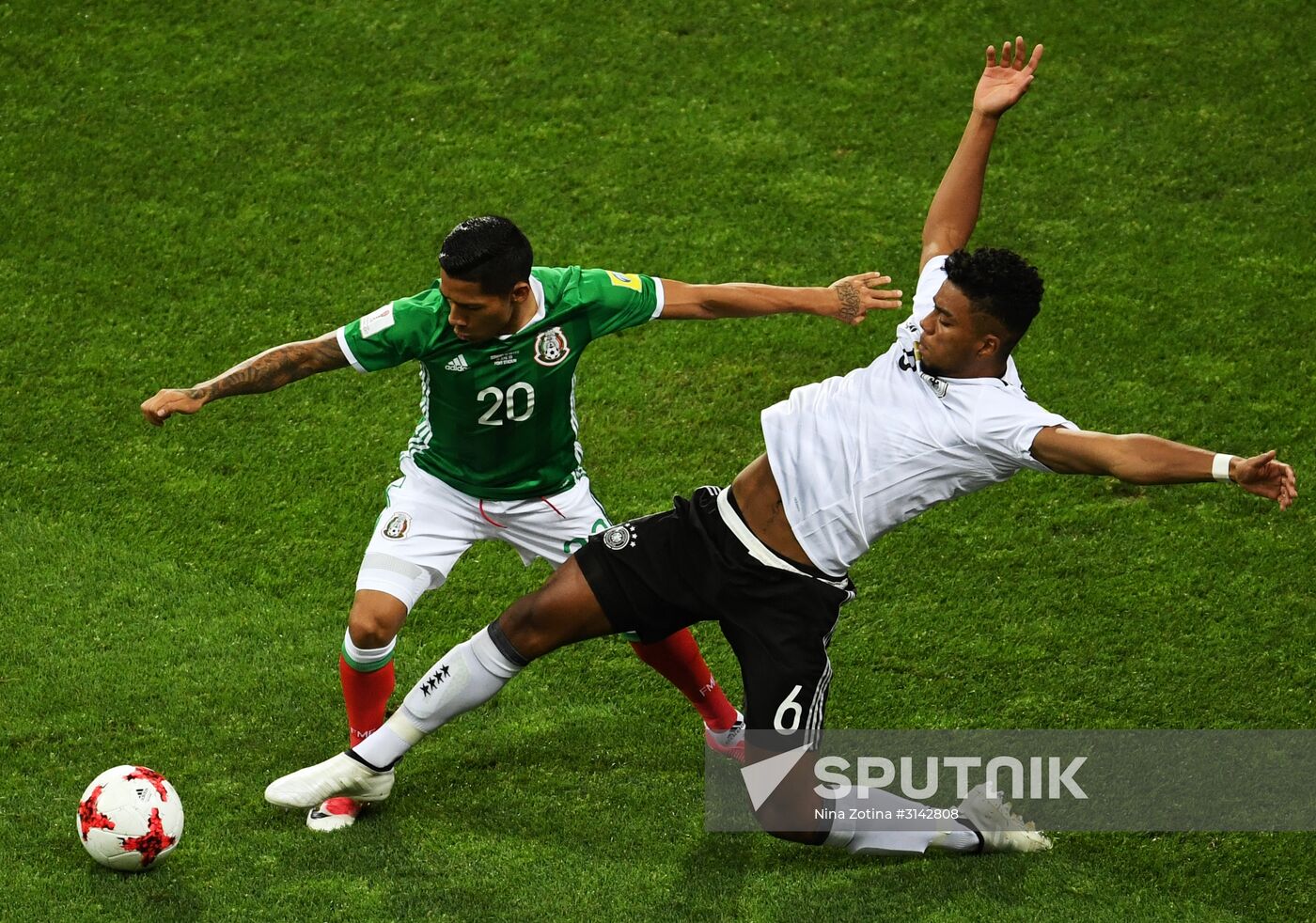 Football. 2017 FIFA Confederations Cup. Germany vs. Mexico