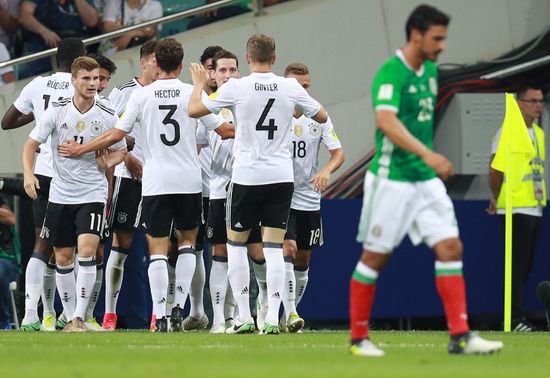 Football. 2017 FIFA Confederations Cup. Germany vs. Mexico