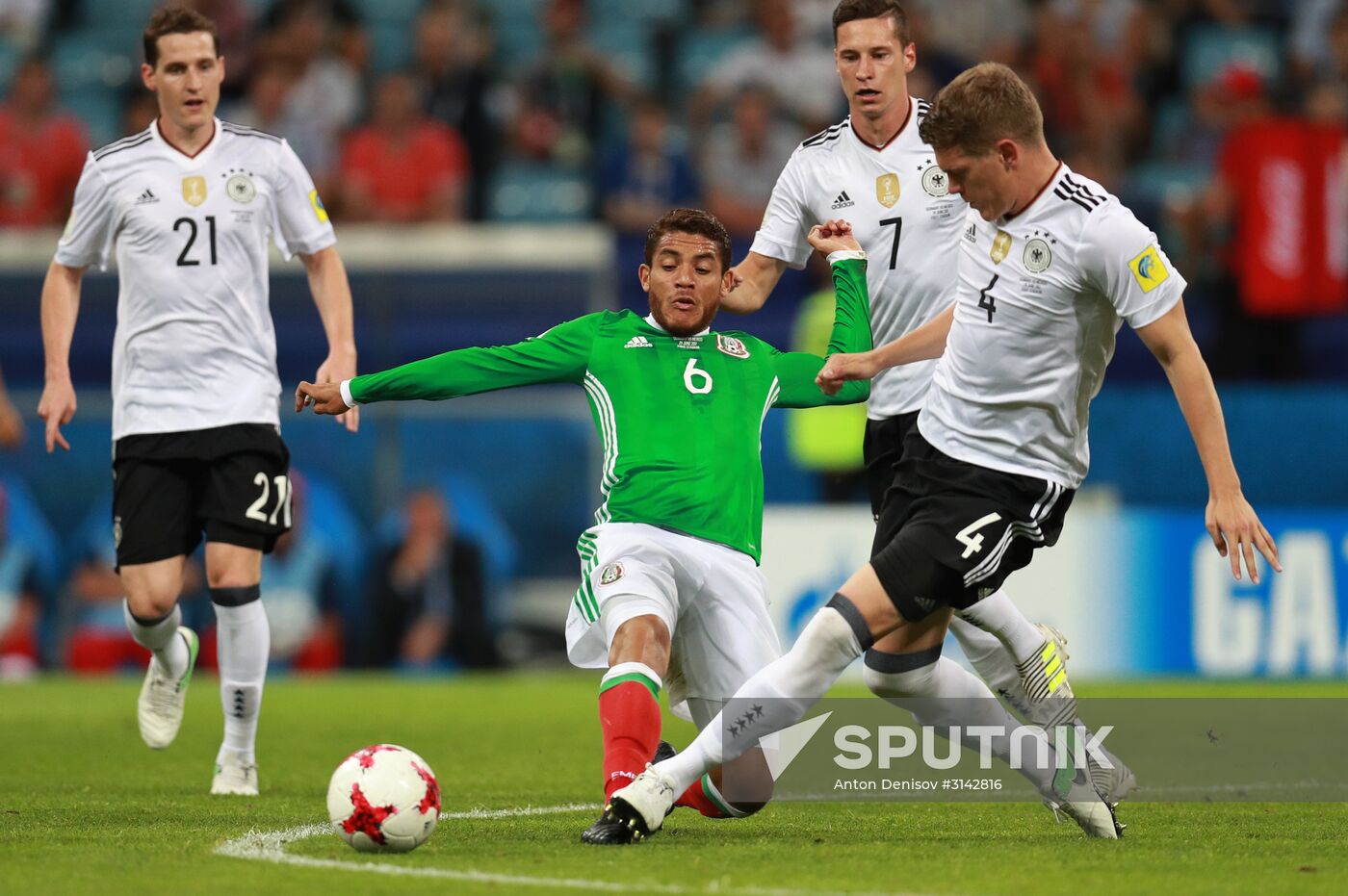 Football. 2017 FIFA Confederations Cup. Germany vs. Mexico