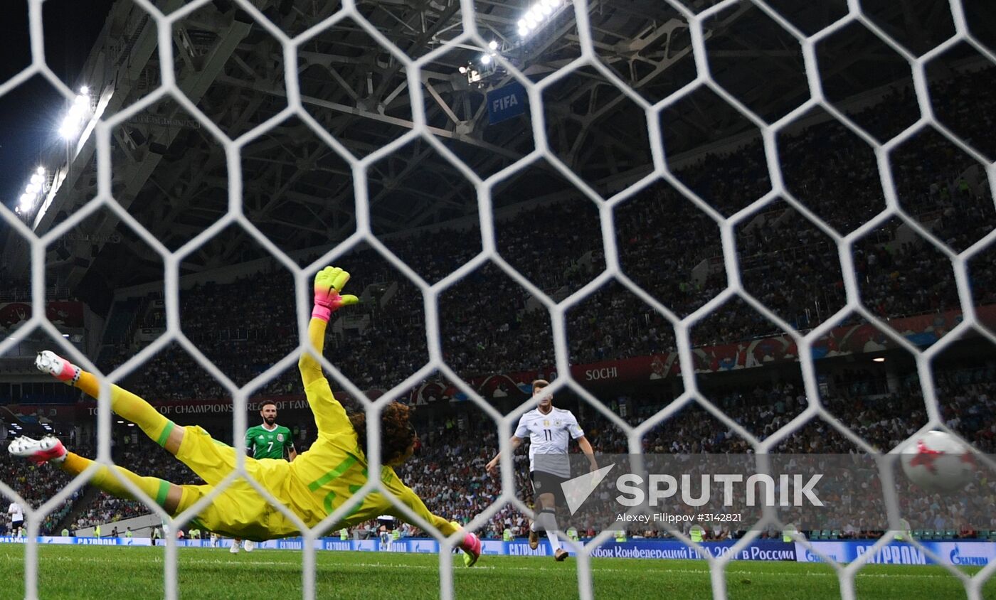 Football. 2017 FIFA Confederations Cup. Germany vs. Mexico