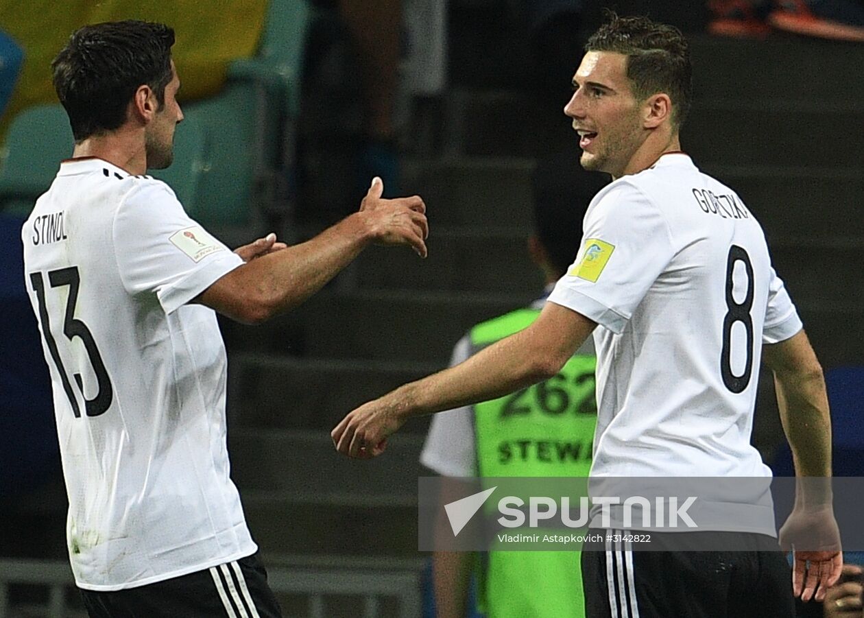 Football. 2017 FIFA Confederations Cup. Germany vs. Mexico