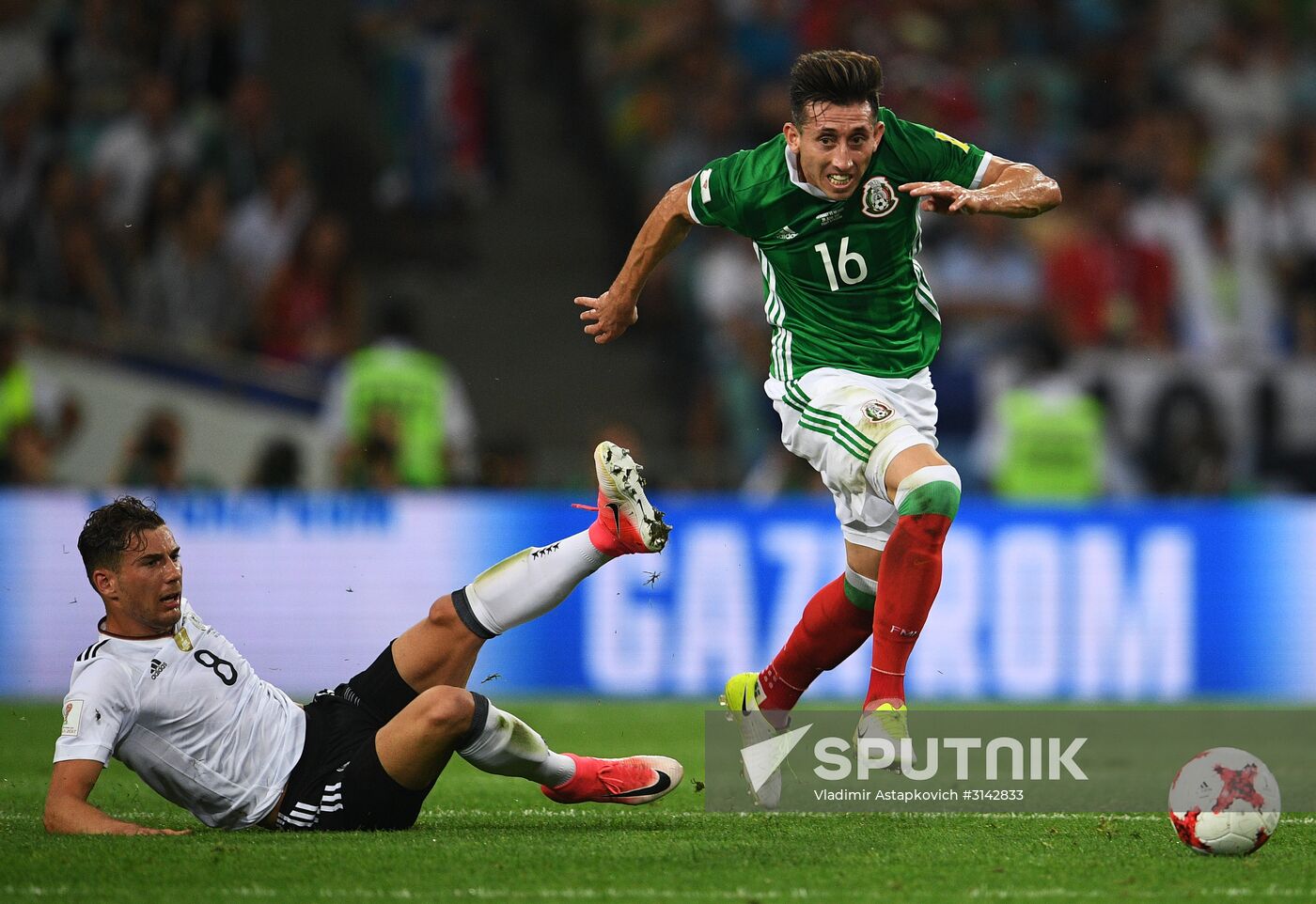 Football. 2017 FIFA Confederations Cup. Germany vs. Mexico