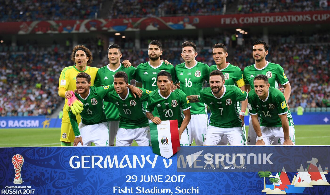 Football. 2017 FIFA Confederations Cup. Germany vs. Mexico