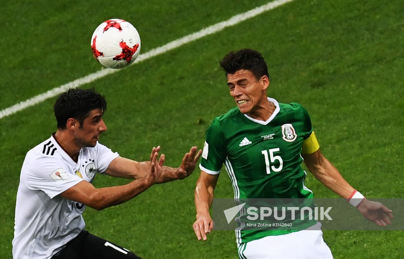 Football. 2017 FIFA Confederations Cup. Germany vs. Mexico