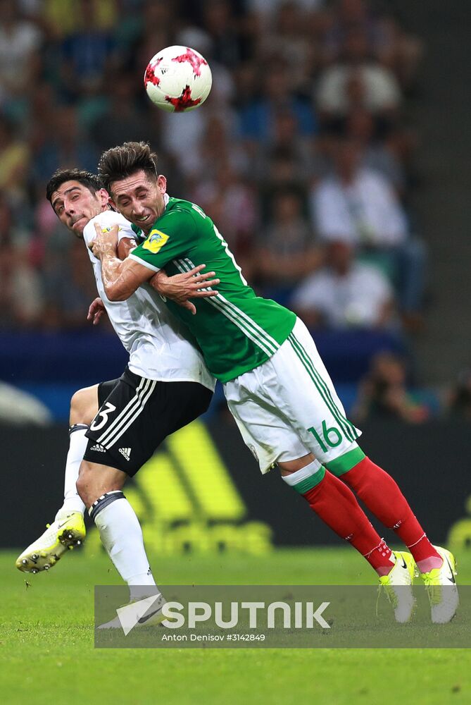 Football. 2017 FIFA Confederations Cup. Germany vs. Mexico