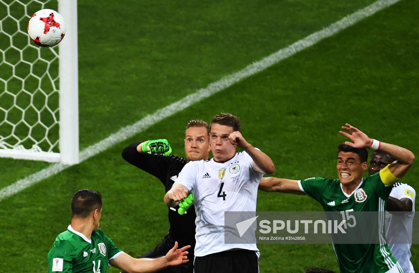 Football. 2017 FIFA Confederations Cup. Germany vs. Mexico