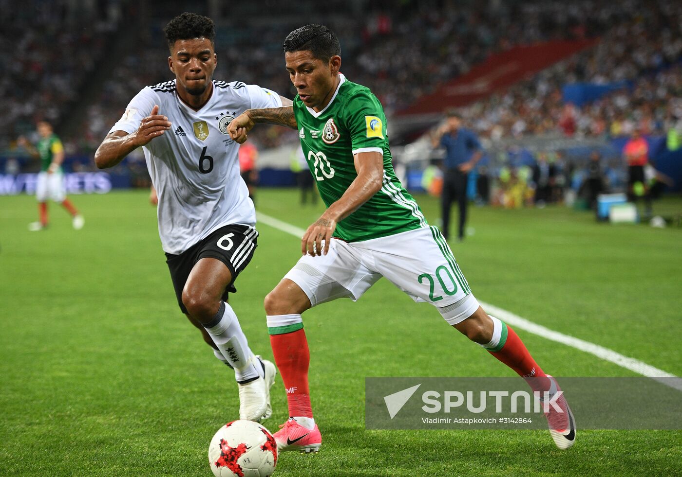 Football. 2017 FIFA Confederations Cup. Germany vs. Mexico