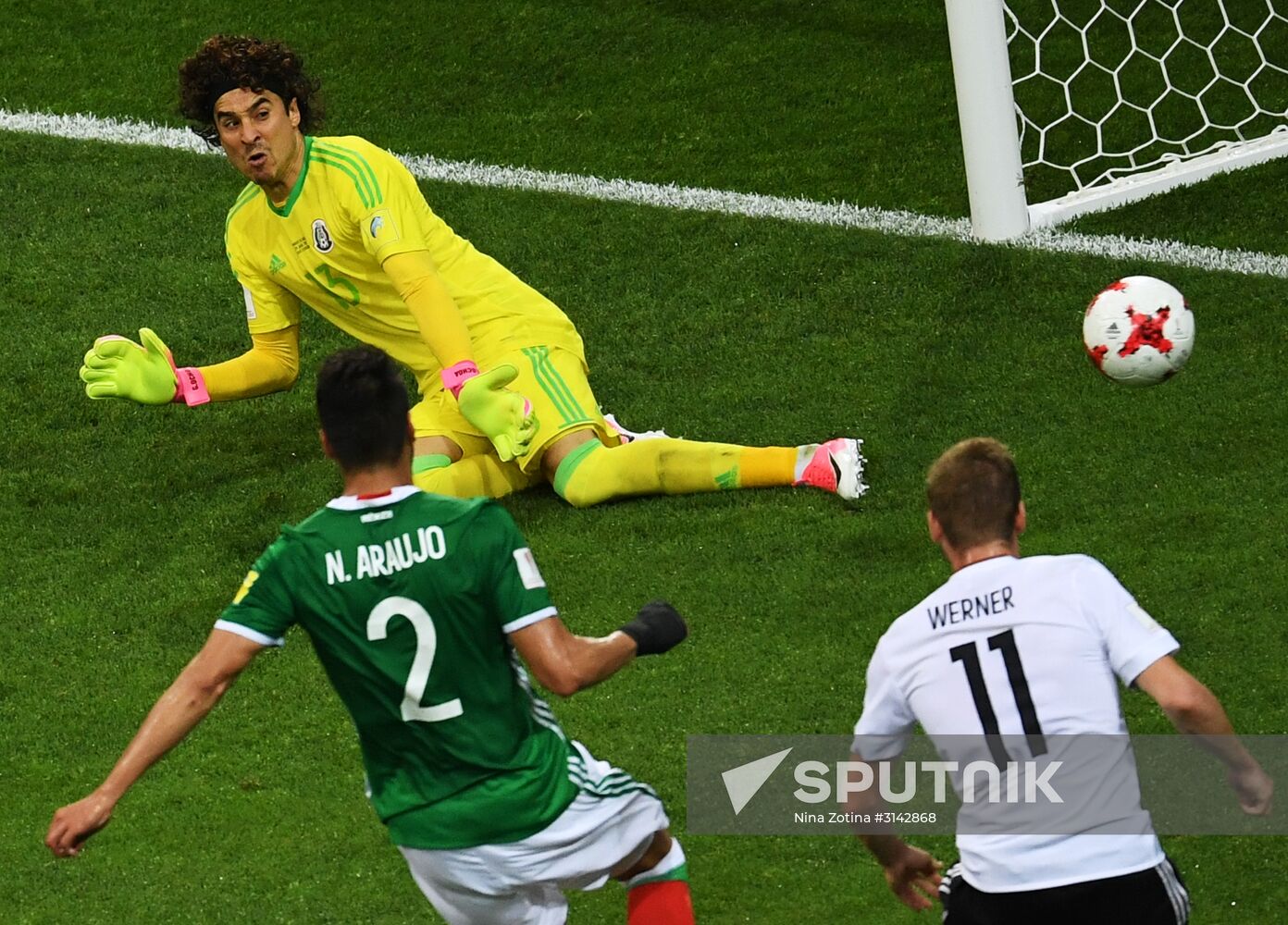 Football. 2017 FIFA Confederations Cup. Germany vs. Mexico