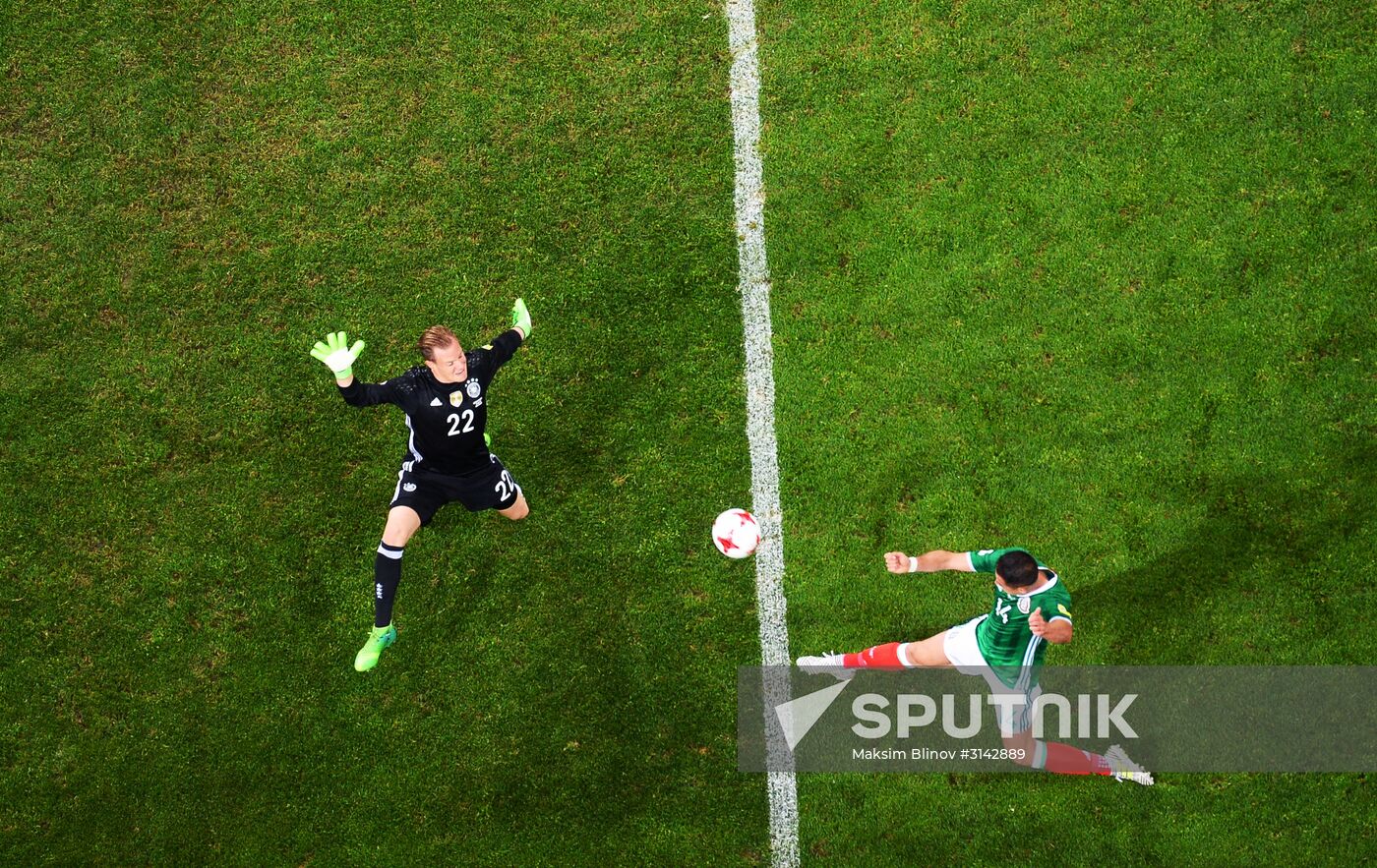 Football. 2017 FIFA Confederations Cup. Germany vs. Mexico