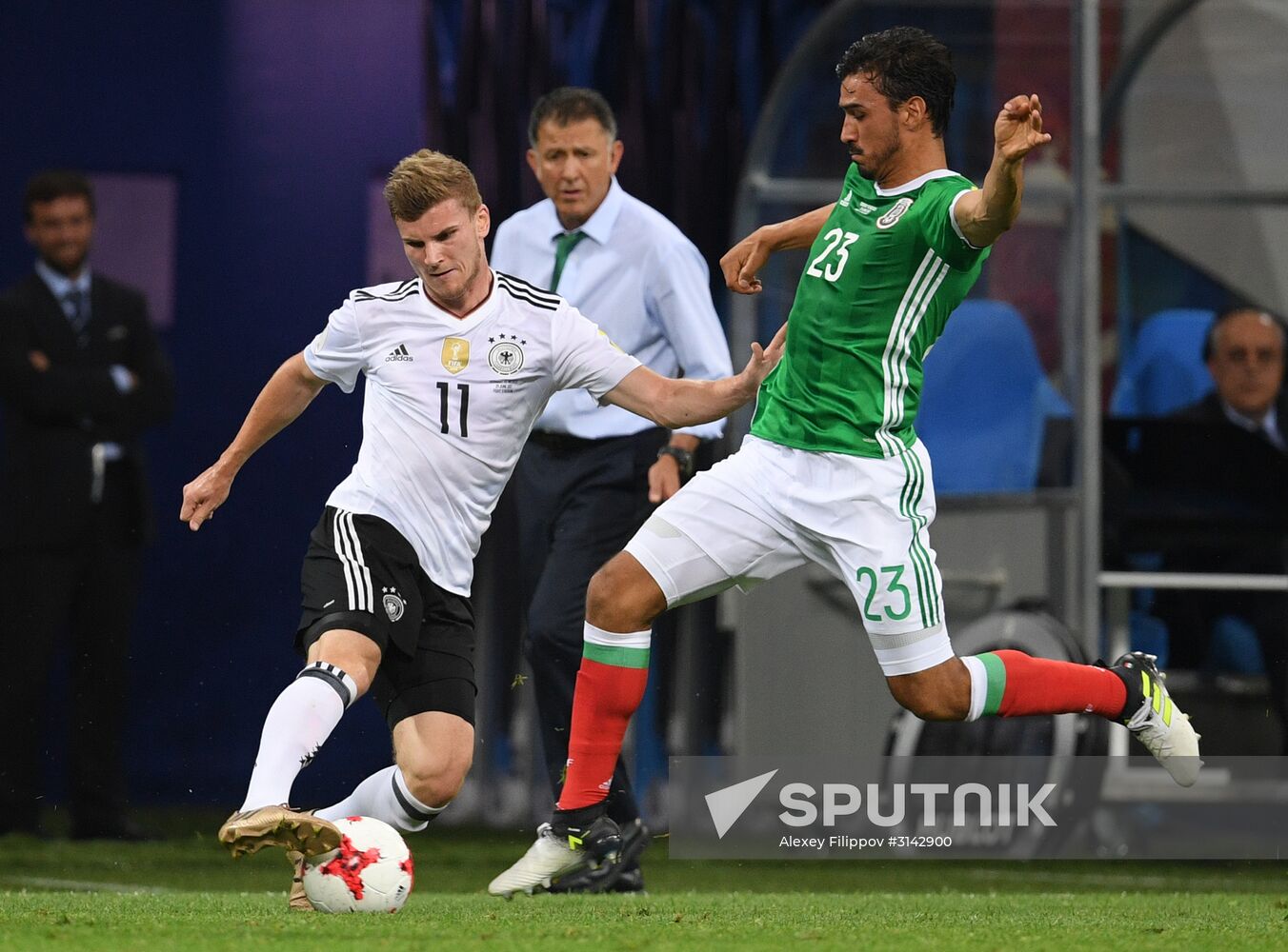 Football. 2017 FIFA Confederations Cup. Germany vs. Mexico