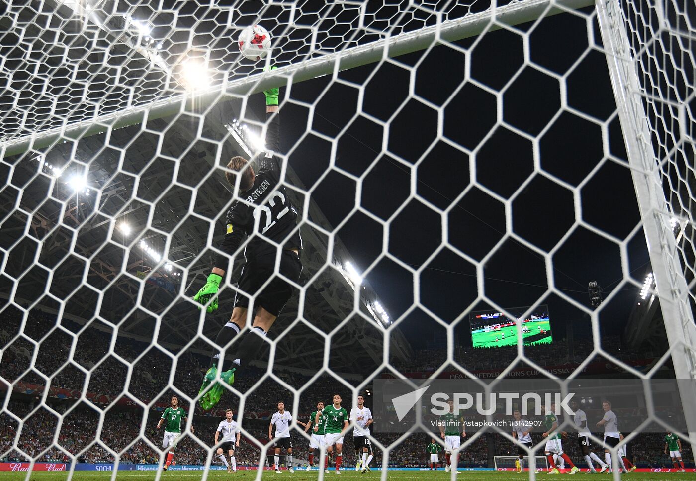 Football. 2017 FIFA Confederations Cup. Germany vs. Mexico