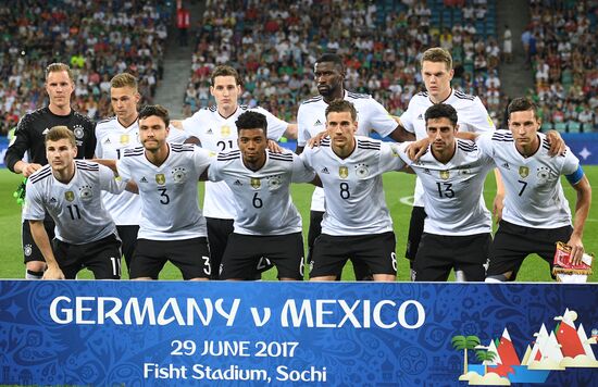 Football. 2017 FIFA Confederations Cup. Germany vs. Mexico