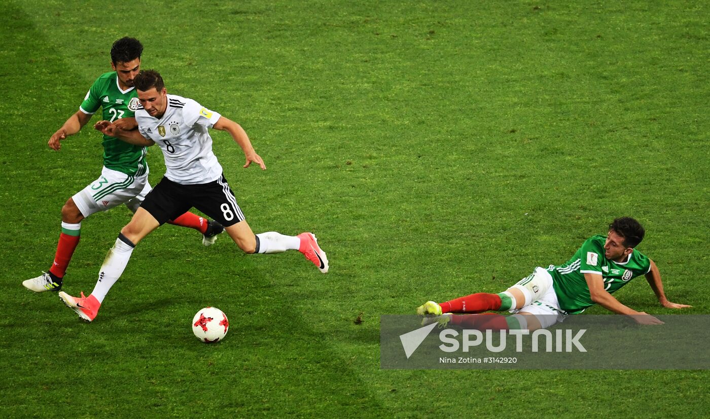 Football. 2017 FIFA Confederations Cup. Germany vs. Mexico