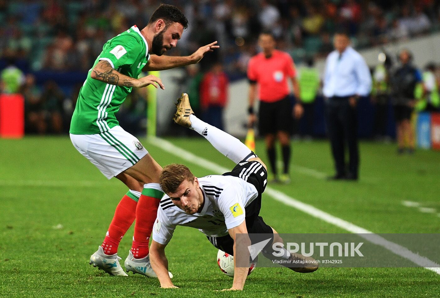 Football. 2017 FIFA Confederations Cup. Germany vs. Mexico