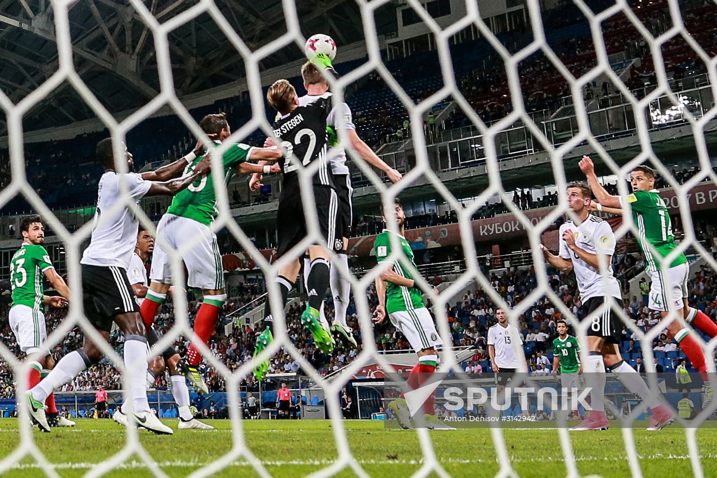 Football. 2017 FIFA Confederations Cup. Germany vs. Mexico