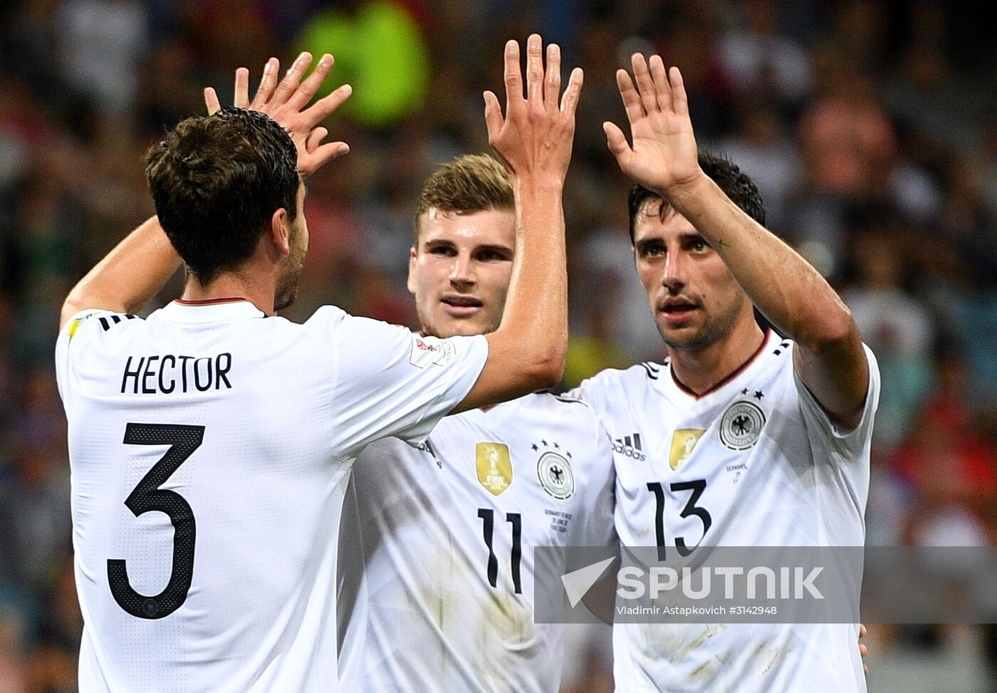 Football. 2017 FIFA Confederations Cup. Germany vs. Mexico