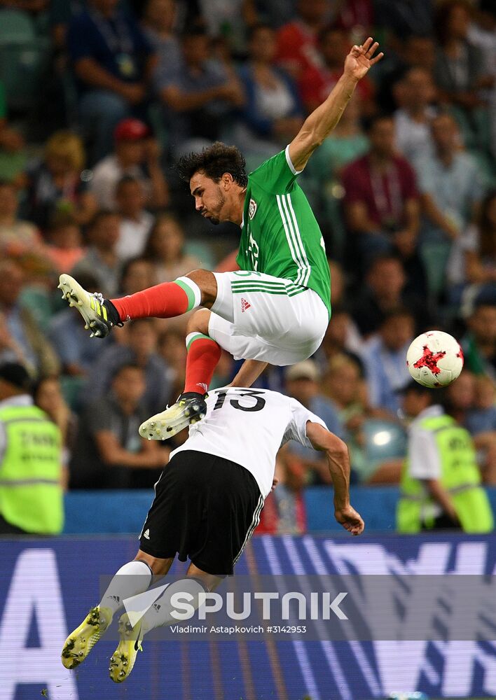 Football. 2017 FIFA Confederations Cup. Germany vs. Mexico