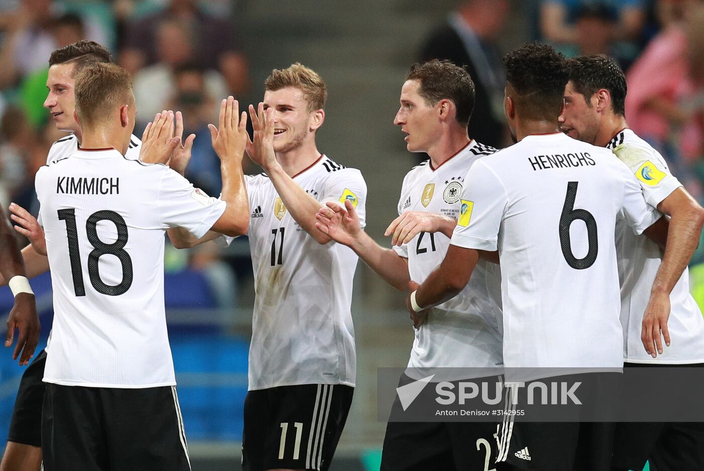 Football. 2017 FIFA Confederations Cup. Germany vs. Mexico