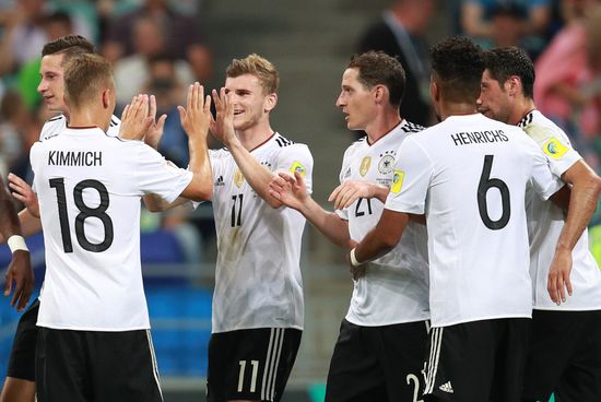 Football. 2017 FIFA Confederations Cup. Germany vs. Mexico