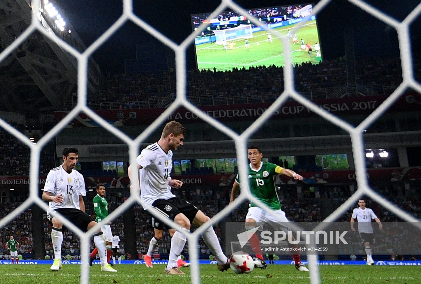 Football. 2017 FIFA Confederations Cup. Germany vs. Mexico