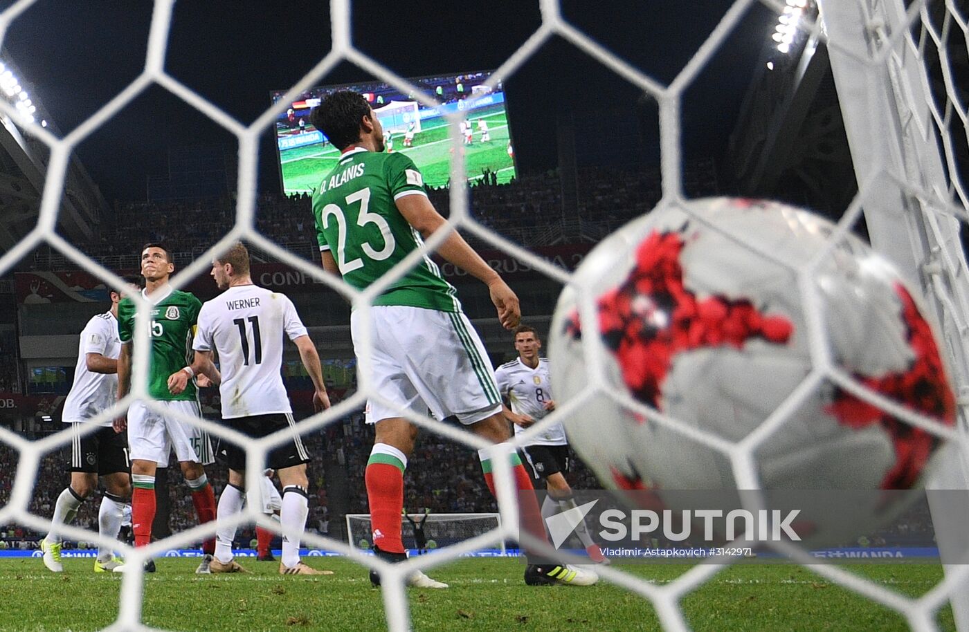 Football. 2017 FIFA Confederations Cup. Germany vs. Mexico